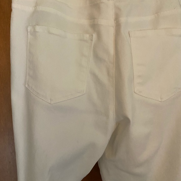 NYDJ skinny white pull on ankle jeans size 6 - Picture 5 of 5